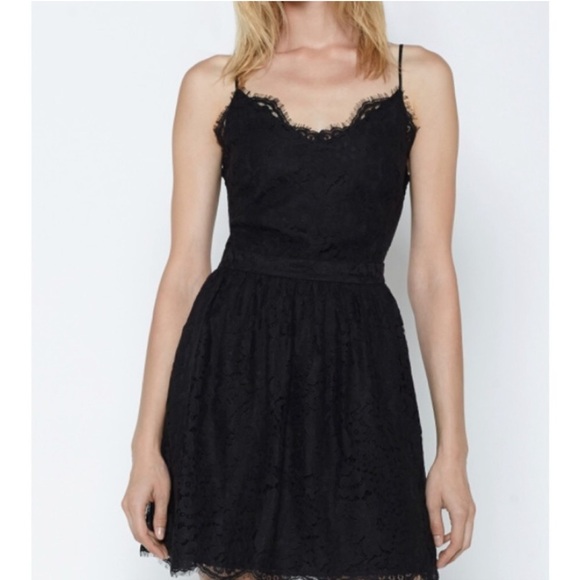 Joie Hudette B Black Lace Dress - Picture 2 of 10